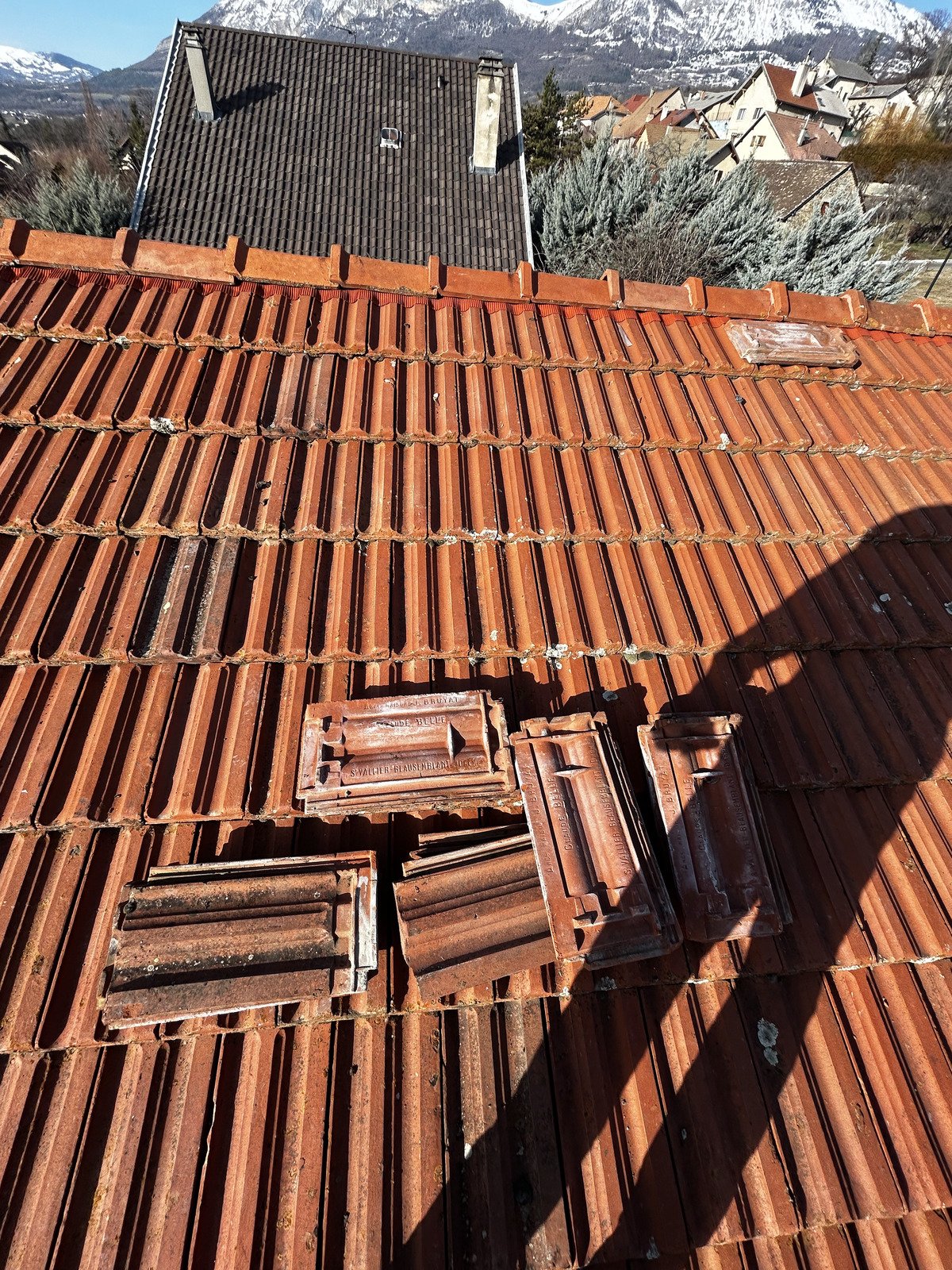 Rénovation de toiture avec vue montagne en Isère